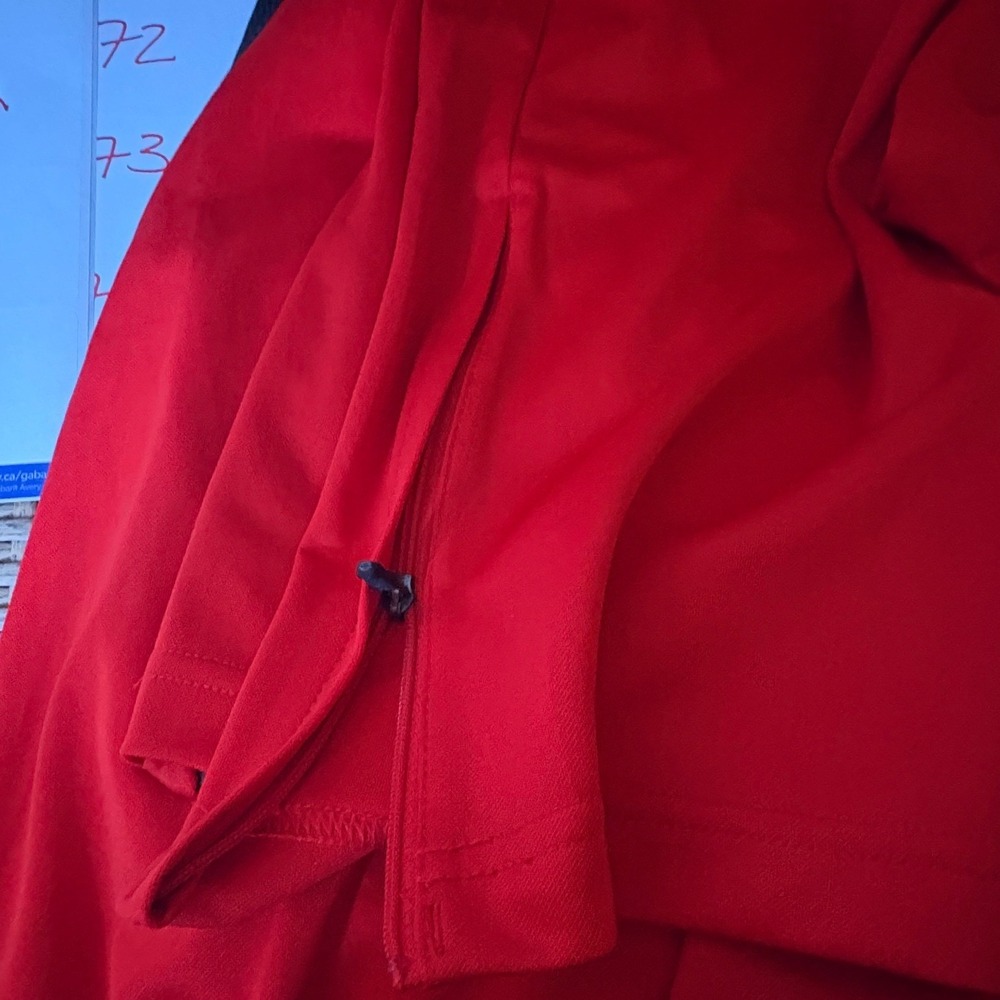Nike Track Pants Women's XXL Red Excellent Zipper Ankle Side Stripe 836120-656 - Picture 7 of 9